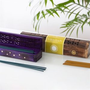 Wooden incense boxes