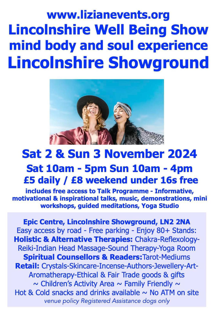 Lincolnshire Well Being Show - 2nd / 3rd November