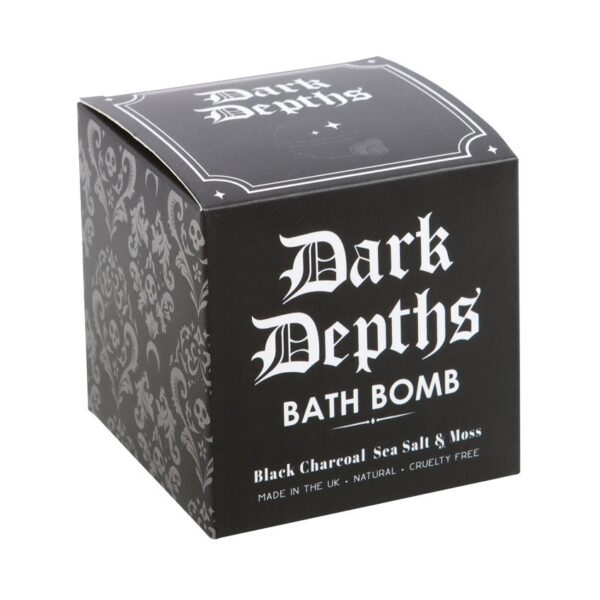 Dark Depths Black Charcoal Bath Bomb - Image 3