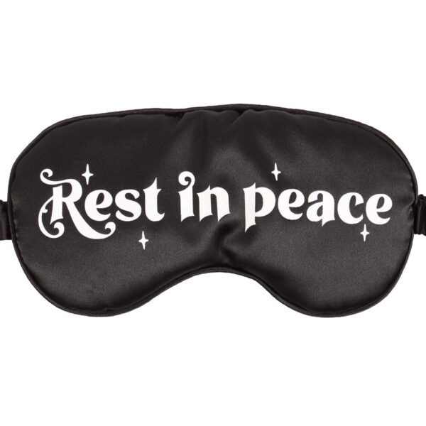 Rest in Peace Satin Eye Mask - Image 2