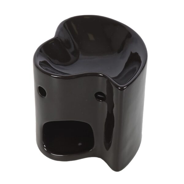 Black Heart Oil Burner & Wax Warmer - Image 2