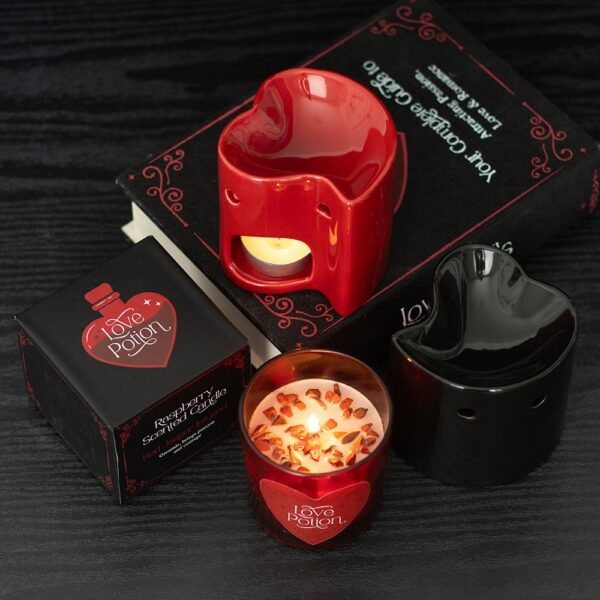 Black Heart Oil Burner & Wax Warmer - Image 5