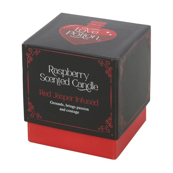 Love Potion Raspberry Crystal Chip Candle - Image 6