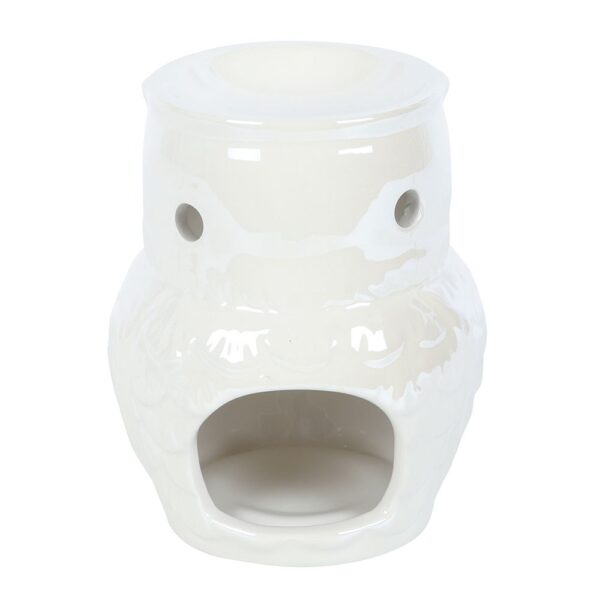 Owl Shaped Iridescent Oil Burner and Wax Warmer - Image 4