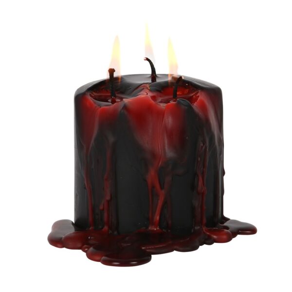 Small Vampire Blood Pillar Candle - Image 2