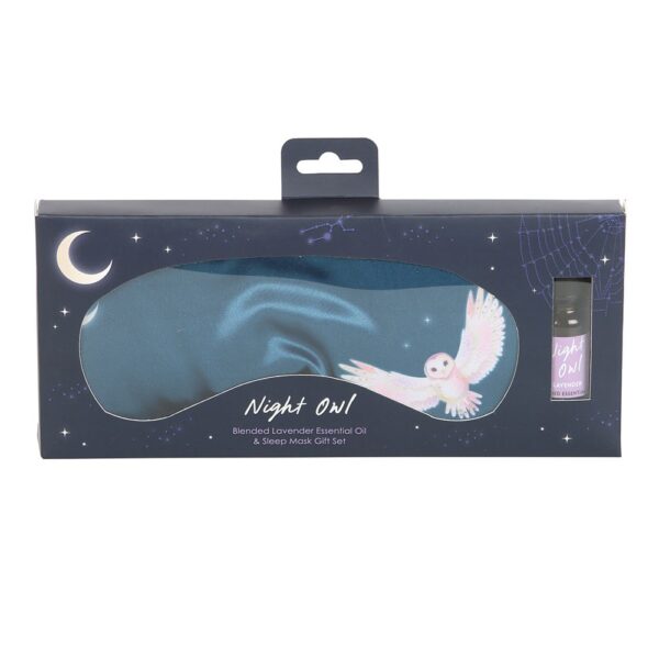 Night Owl Sleep Mask and Essential Oil Gift Set - Image 2