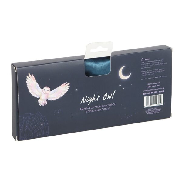 Night Owl Sleep Mask and Essential Oil Gift Set - Image 5