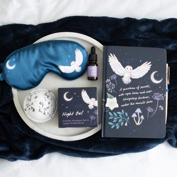 Night Owl Sleep Mask and Essential Oil Gift Set - Image 6